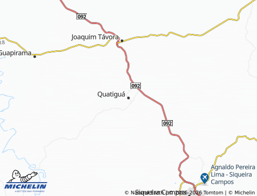Mapa MICHELIN Quatiguá - ViaMichelin