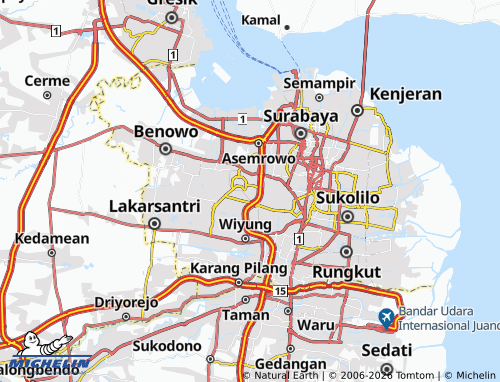 MICHELIN Sono Kwijenan map - ViaMichelin