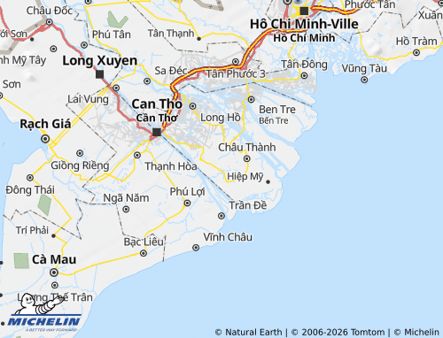 Mappa MICHELIN Tiểu Cần - ViaMichelin
