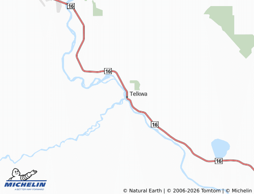 MICHELIN Telkwa map - ViaMichelin