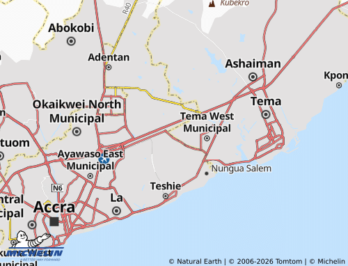 Mappa MICHELIN Coastal Estates - ViaMichelin