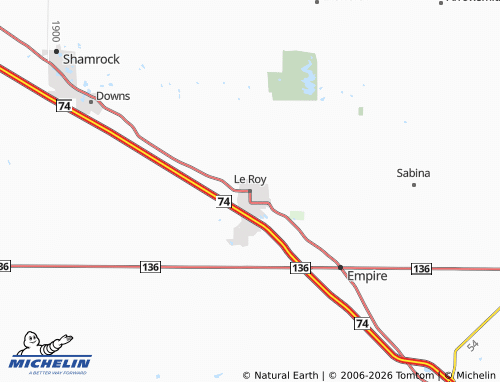 Mapa MICHELIN Le Roy - ViaMichelin