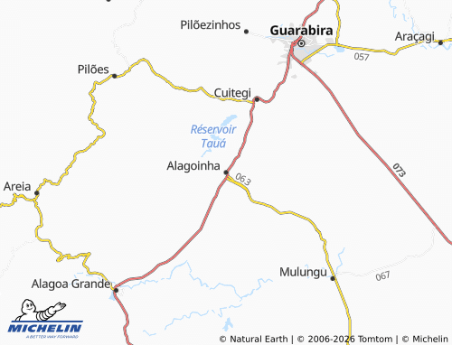 Mapa MICHELIN Alagoinha - ViaMichelin