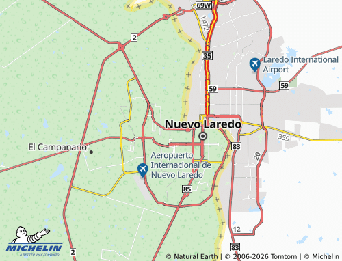 MICHELIN Militar map - ViaMichelin