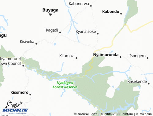 MICHELIN Kijumazi map - ViaMichelin
