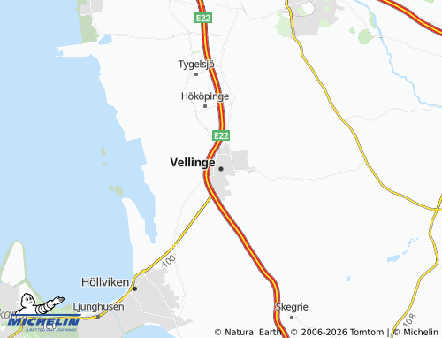 Mapa MICHELIN Vellinge - ViaMichelin