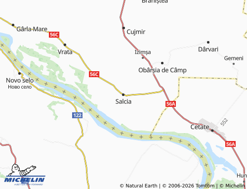 Mappa MICHELIN Salcia - ViaMichelin