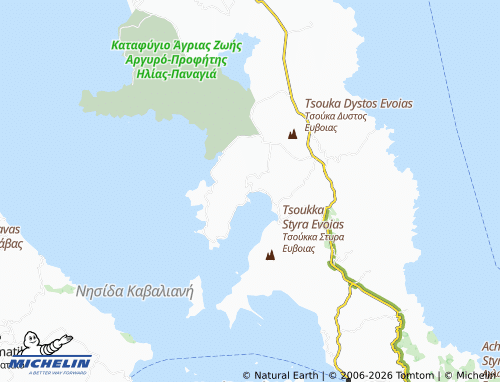 Carte MICHELIN Agios Dimitrios - ViaMichelin