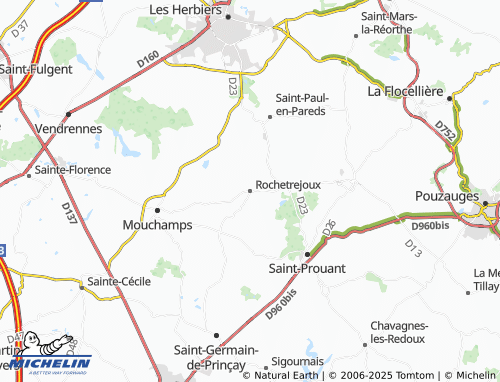 MICHELIN Rochetrejoux map - ViaMichelin