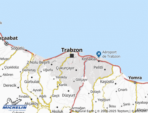 MICHELIN Yenicuma map - ViaMichelin