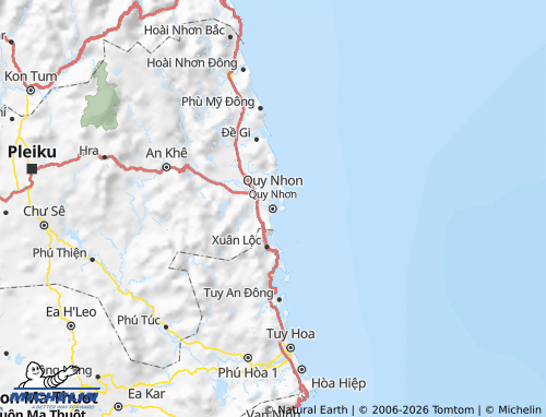 MICHELIN Quy Nhơn map - ViaMichelin