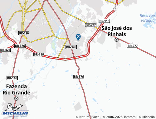 MICHELIN Barro Preto map - ViaMichelin