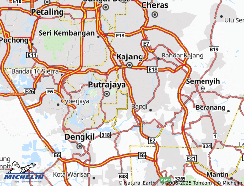 MICHELIN Taman Merab Pesona map - ViaMichelin