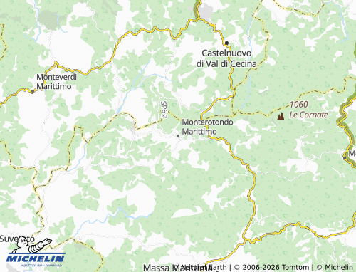 Mappa MICHELIN Monterotondo Marittimo - ViaMichelin