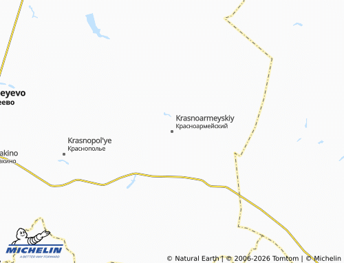 MICHELIN-Landkarte Krasnoarmeyskiy - ViaMichelin