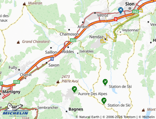 Mappa MICHELIN Auddes-sur-Riddes - ViaMichelin