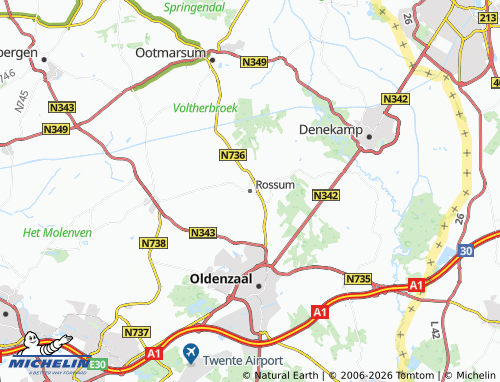 Carte MICHELIN Rossum - ViaMichelin
