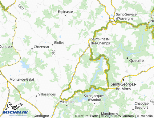 Carte MICHELIN Gandichoux - ViaMichelin