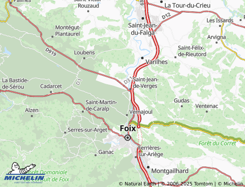 Kaart MICHELIN Loubières - ViaMichelin