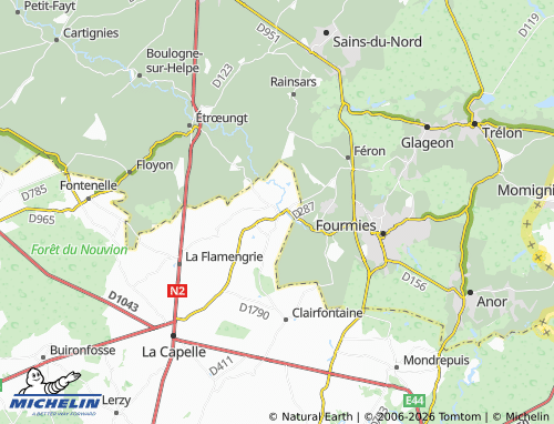 Mappa MICHELIN Rocquigny - ViaMichelin