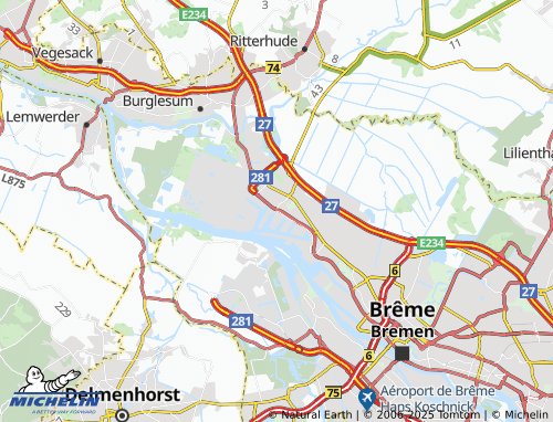 Mapa MICHELIN Hafen - ViaMichelin