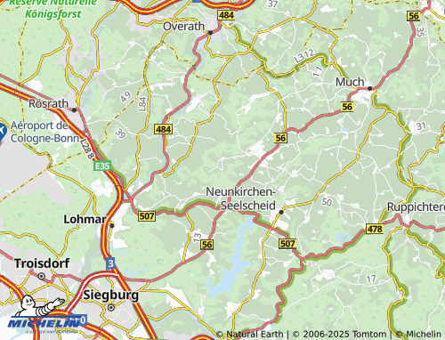 MICHELIN-Landkarte Effert - ViaMichelin
