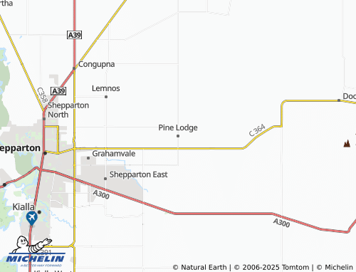 MICHELIN Pine Lodge map - ViaMichelin