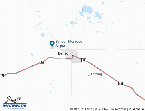 Mappa MICHELIN Benson - ViaMichelin