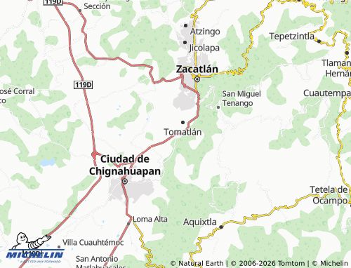 Mappa MICHELIN San Joaquín Tomatlán - ViaMichelin