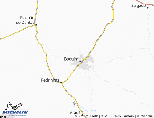 Mapa MICHELIN Temistocles de Santana - ViaMichelin