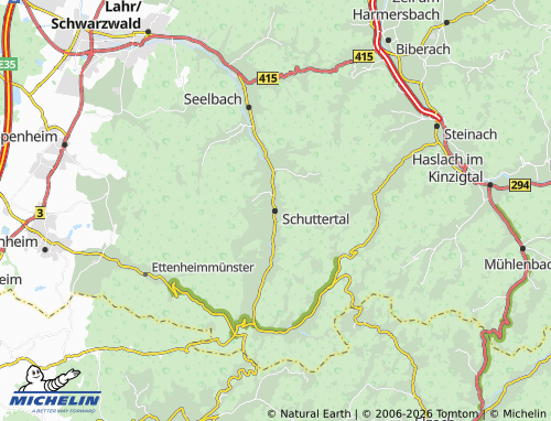 Mapa MICHELIN Schuttertal - ViaMichelin