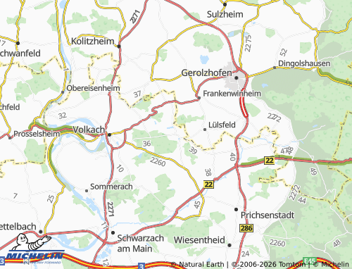 MICHELIN Rimbach map - ViaMichelin