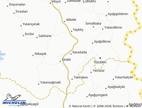 Mappa MICHELIN Karadulda - ViaMichelin