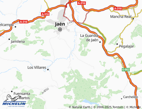 MICHELIN Puente de la Sierra map - ViaMichelin