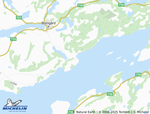 MICHELIN Høybakken map - ViaMichelin