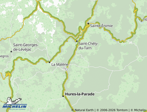 Carte MICHELIN Caussignac - ViaMichelin