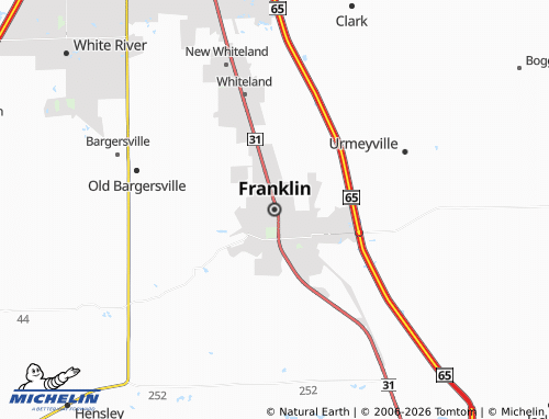 Carte MICHELIN Franklin - ViaMichelin