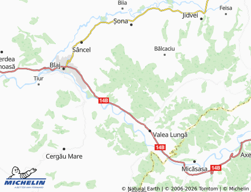 MICHELIN Glogoveț map - ViaMichelin