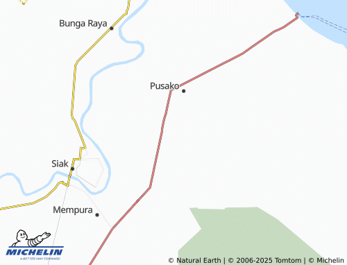 MICHELIN-Landkarte Sungai Berbari - ViaMichelin