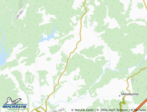 MICHELIN Negredo map - ViaMichelin