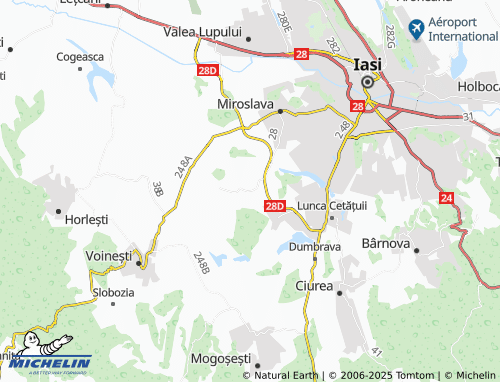 MICHELIN-Landkarte Cornești - ViaMichelin