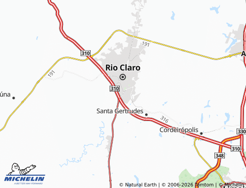Mapa MICHELIN Aero Clube - ViaMichelin
