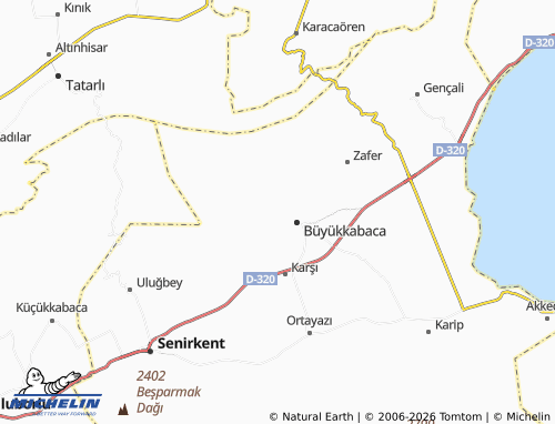 MICHELIN Camii map - ViaMichelin