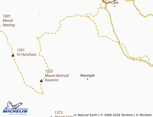 Mapa MICHELIN Hunters Hills - ViaMichelin