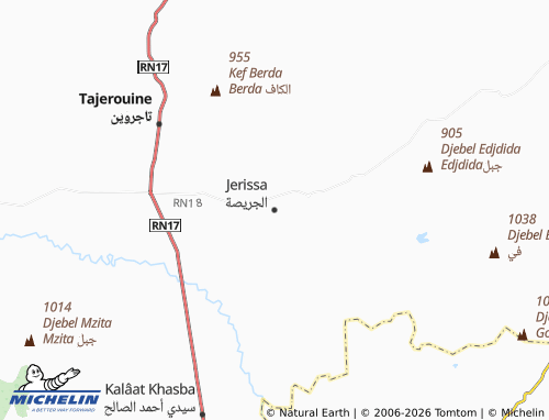 Mappa MICHELIN al-Jareesah - ViaMichelin