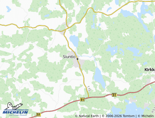 Carte MICHELIN Siuntio - ViaMichelin