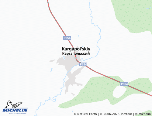 MICHELIN-Landkarte Kargapol'skiy - ViaMichelin