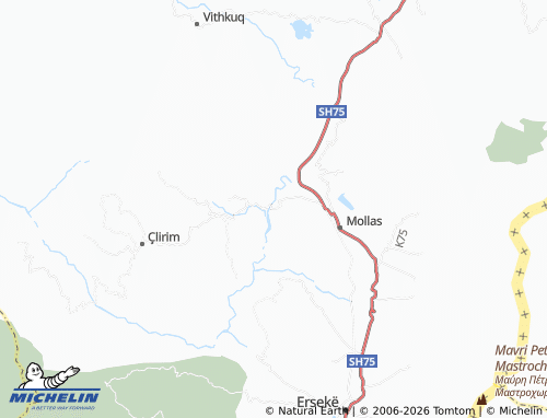 MICHELIN-Landkarte Qafëzez - ViaMichelin