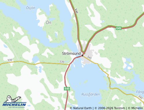 Carte MICHELIN Näsviken - ViaMichelin