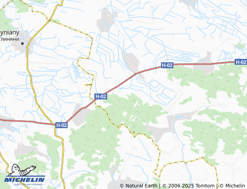 MICHELIN Novosilky map - ViaMichelin
